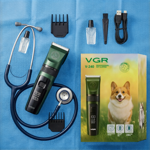 Rasuradora Quirúrgica Veterinaria VGR V-240 | Inalámbrica y Profesional