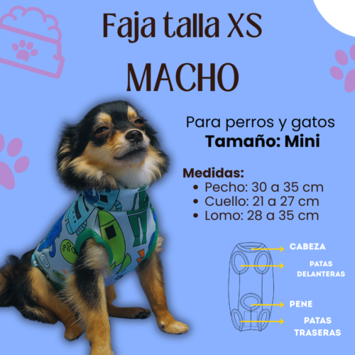 Fajas Postquirúrgica (MACHO) - Talla XS